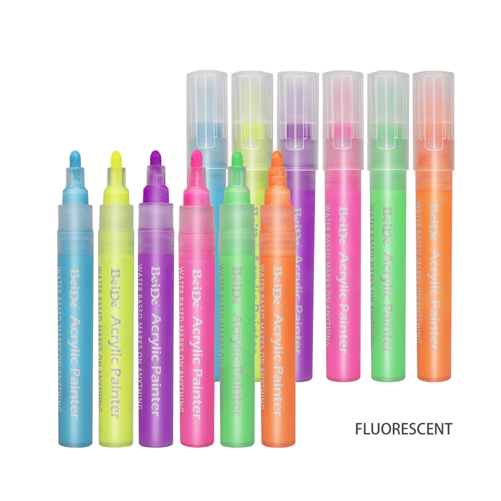 6MM Reversible Bullet & Chisel Acrylic Paint Pen